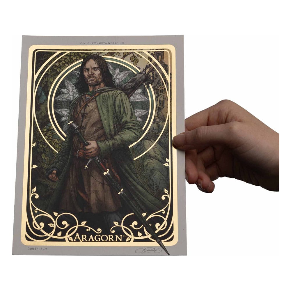 Lord of the Rings Art Print Aragorn Art Card 14 x 21 cm Limited Edition - MangaShop.ro
