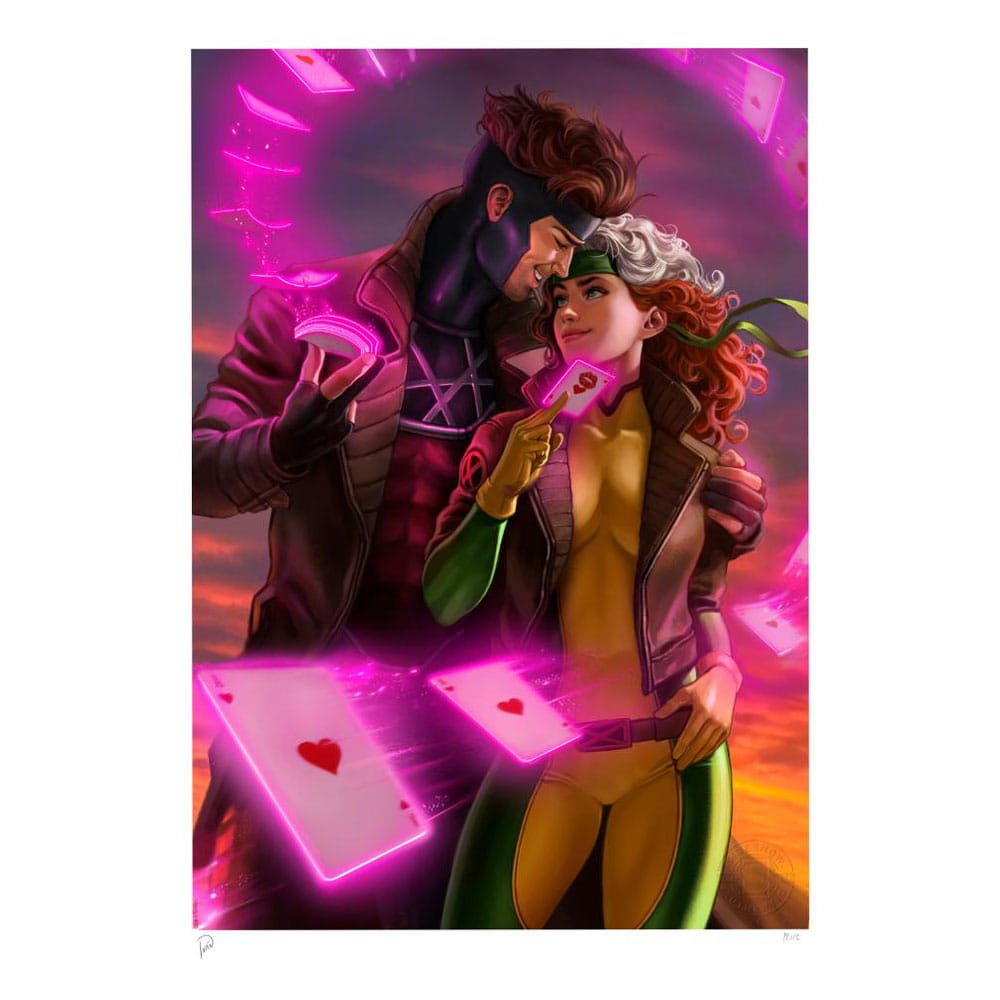 Marvel Art Print Rogue & Gambit 46 x 61 cm - unframed - MangaShop.ro