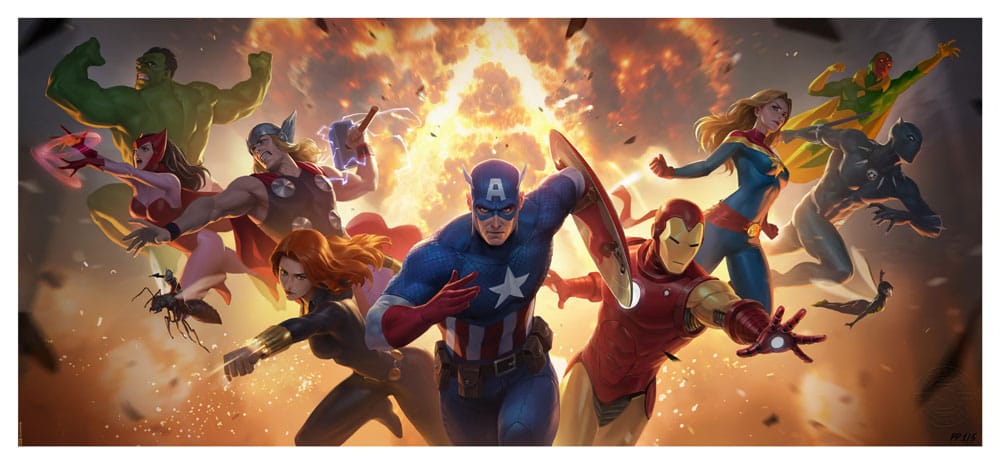 Marvel Art Print The Avengers Assemble 71 x 33 cm - unframed - MangaShop.ro