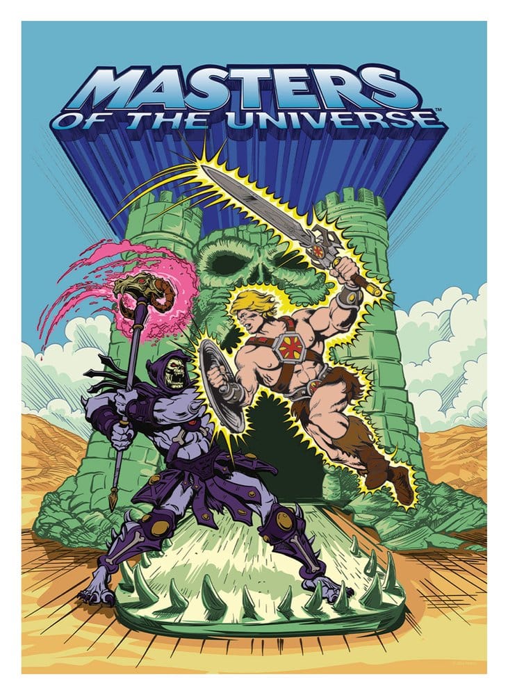 Masters of the Universe Art Print He-Man & Skeletor Limited Edition 42 x 30 cm - MangaShop.ro