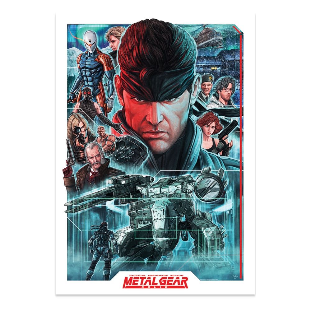 Metal Gear Solid Art Print Montage Limited Edition 42 x 30 cm - MangaShop.ro