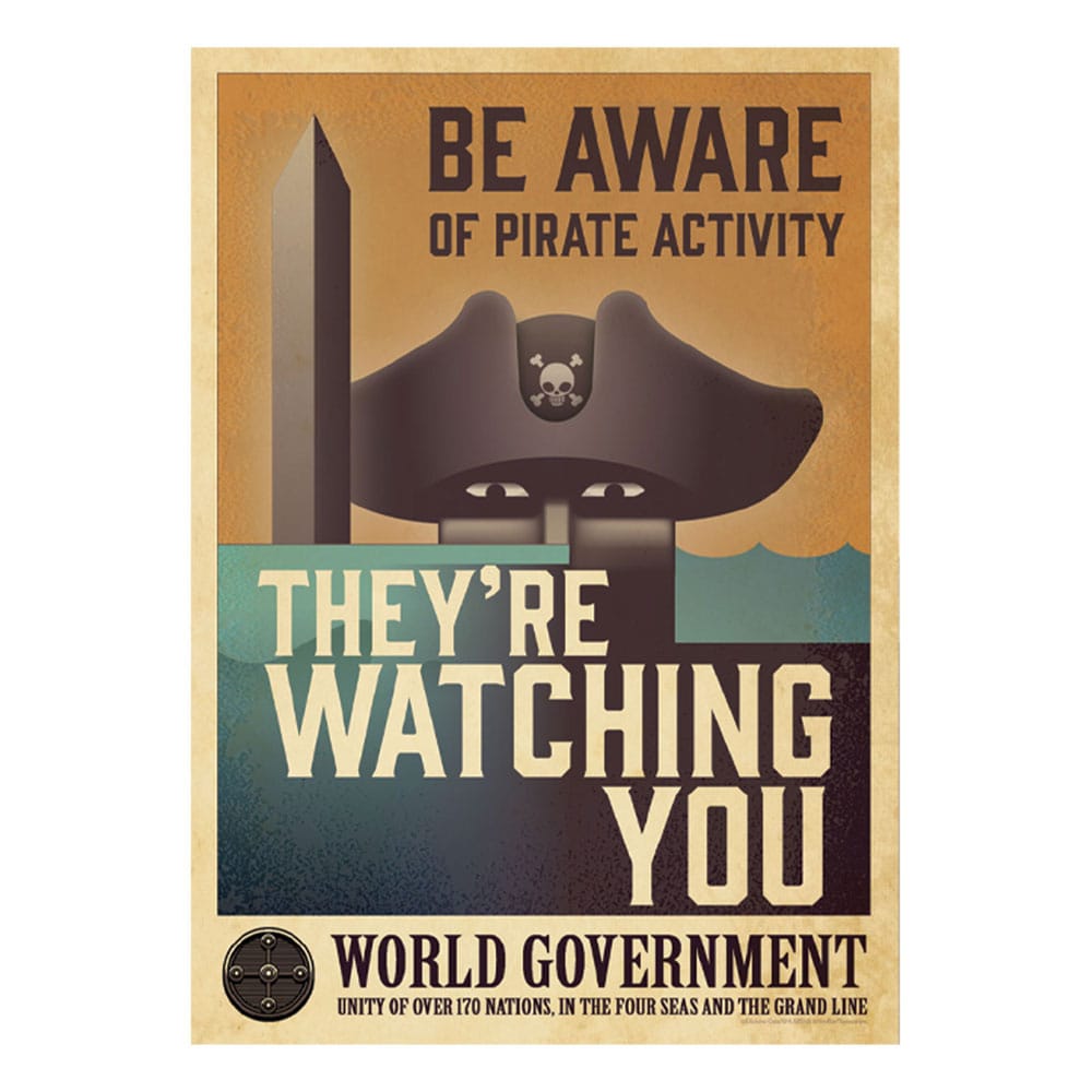 One Piece Art Print Be Aware Limited Edition 42 x 30 cm - MangaShop.ro