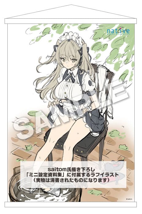 Original Character Wallscroll Elle 50 x 70 cm - MangaShop.ro