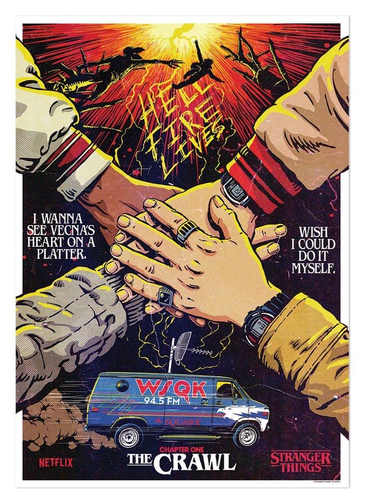 Stranger Things 5 Art Print The Crawl Limited Edition 42 x 30 cm - MangaShop.ro
