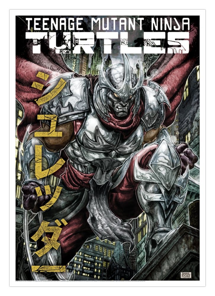 Teenage Mutant Ninja Turtles Art Print Shredder Limited Edition 42 x 30 cm - MangaShop.ro