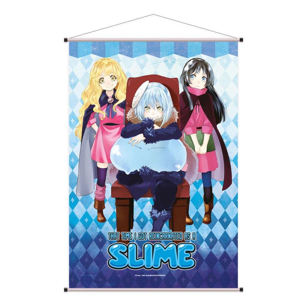 That Time I Got Reincarnated as a Slime Wallscroll Rimuru, Alice, Chloe 60 x 90 cm - MangaShop.ro