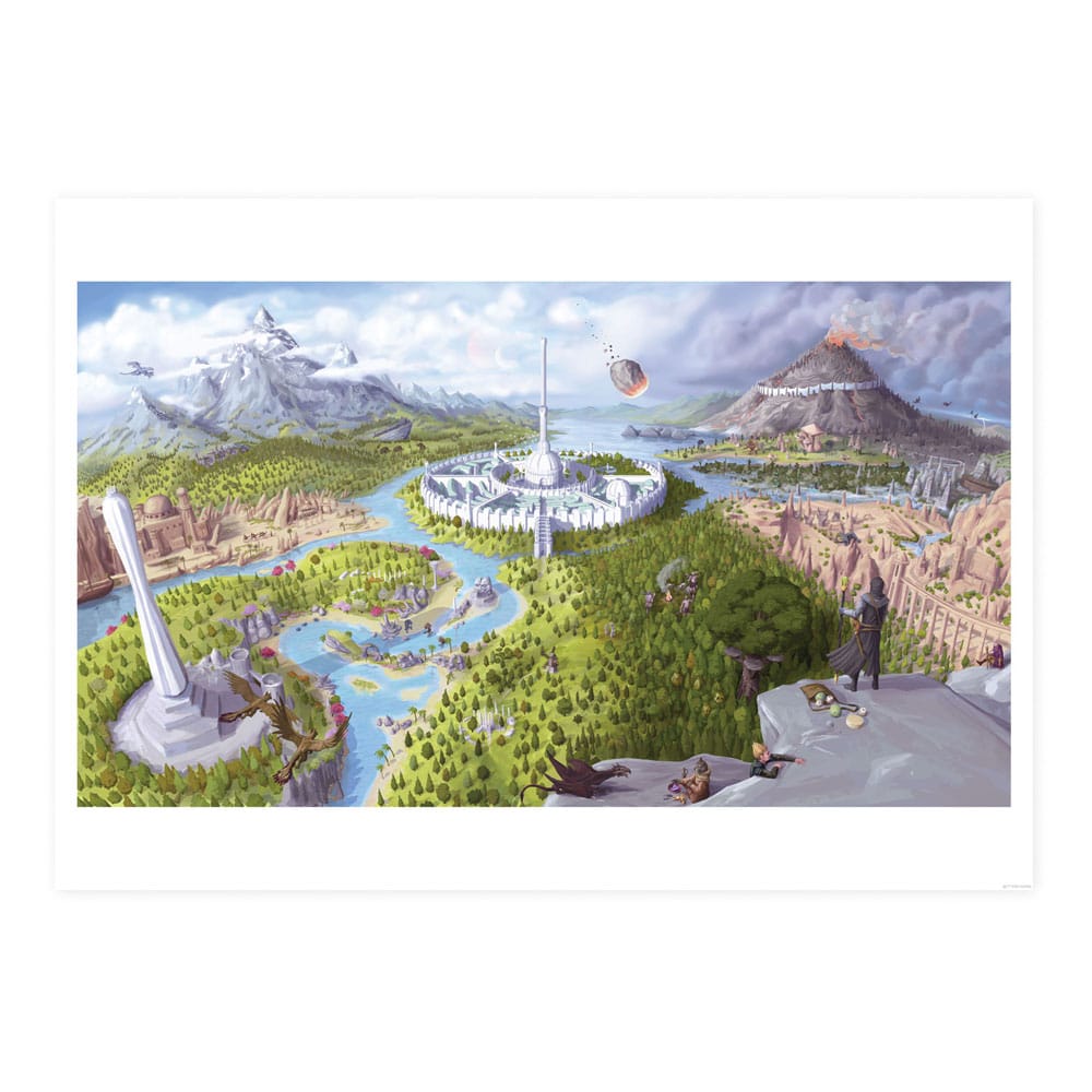 The Elder Scrolls IV: Oblivion Art Print Imperial City 42 x 30 cm - MangaShop.ro