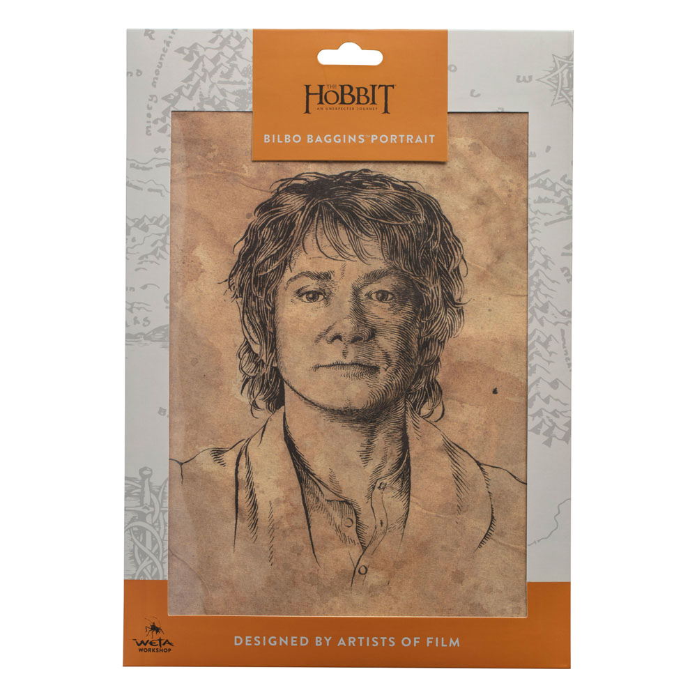 The Hobbit Art Print Portrait of Bilbo Baggins 21 x 28 cm - MangaShop.ro