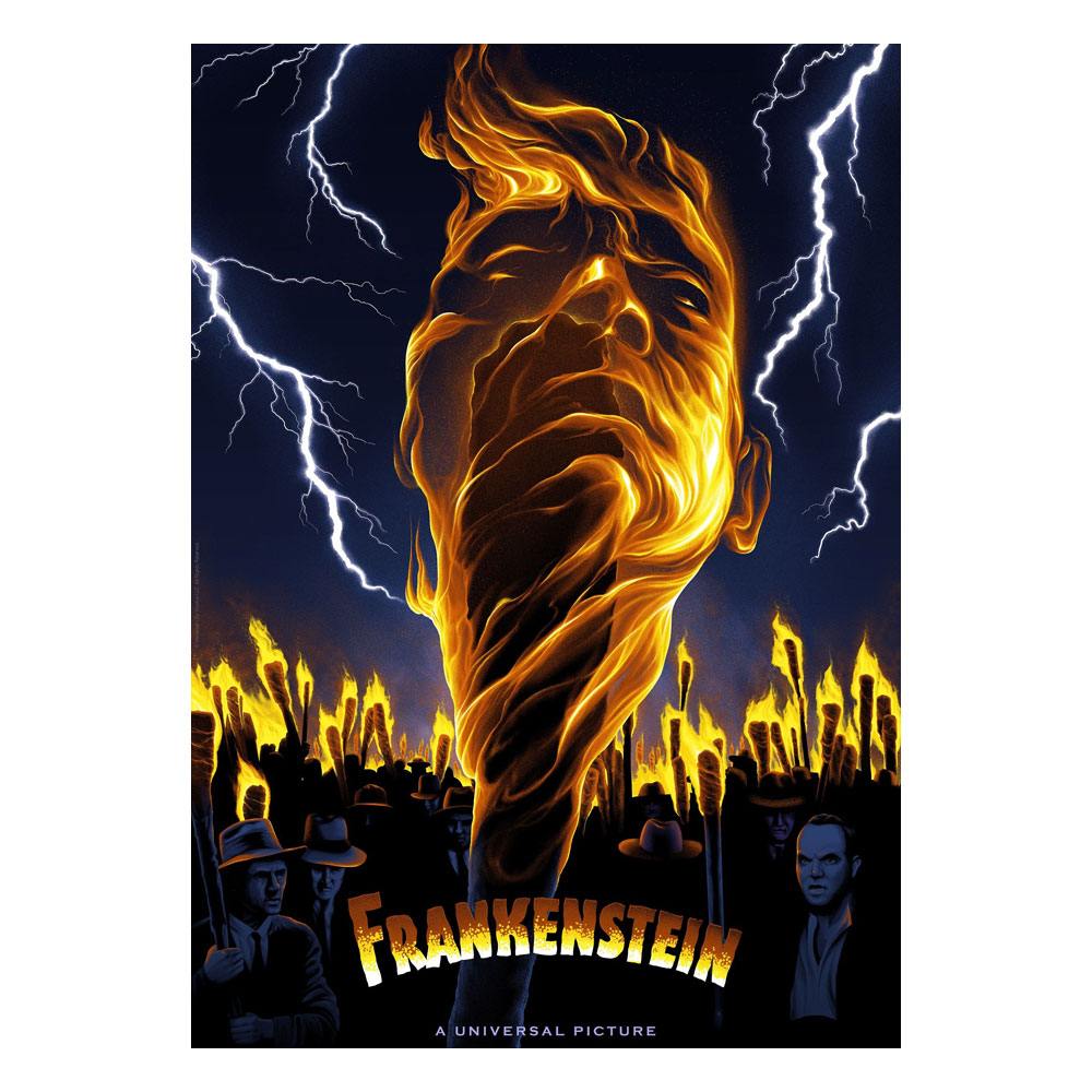 Universal Monsters Art Print Frankenstein Limited Edition 42 x 30 cm - MangaShop.ro