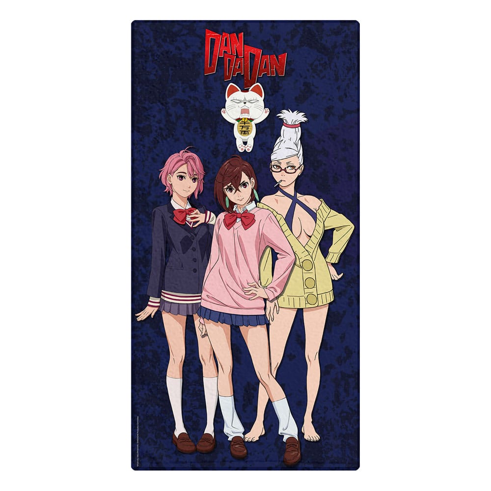 Dandadan Towel Momo, Aira, Seiko 150 x 75 cm - MangaShop.ro