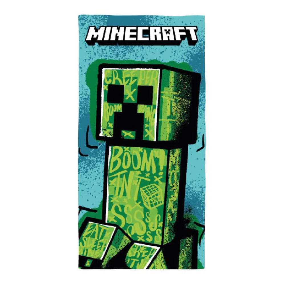 Minecraft Towel Premium Creeper 70 x 140 cm - MangaShop.ro