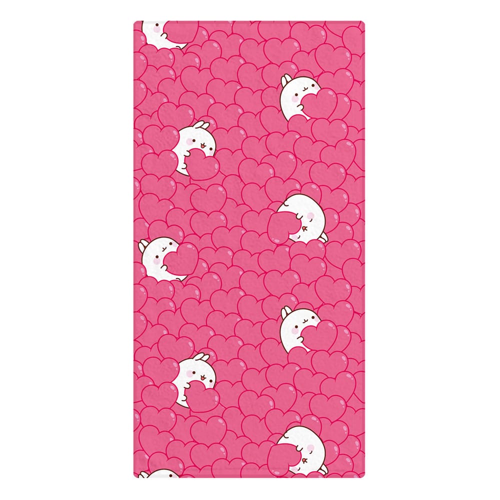 Molang Towel Hearts 150 x 75 cm - MangaShop.ro