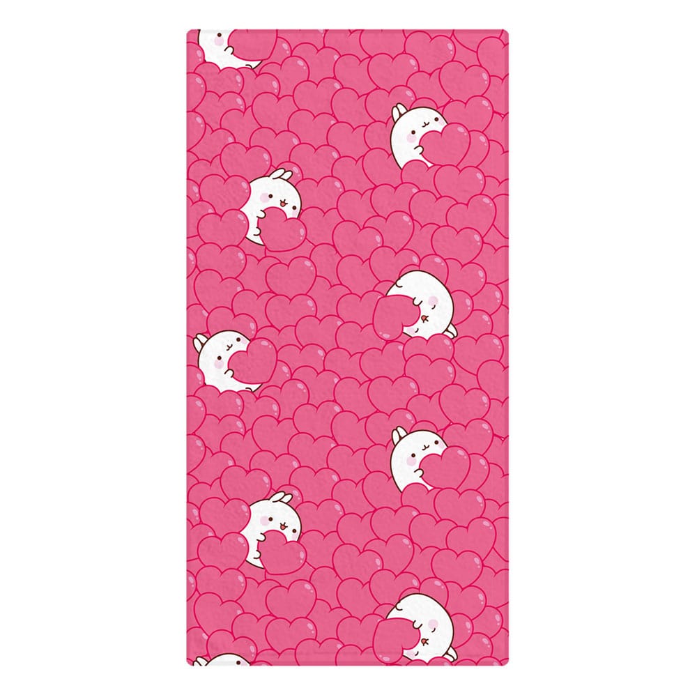 Molang Towel Hearts 35 x 75 cm - MangaShop.ro