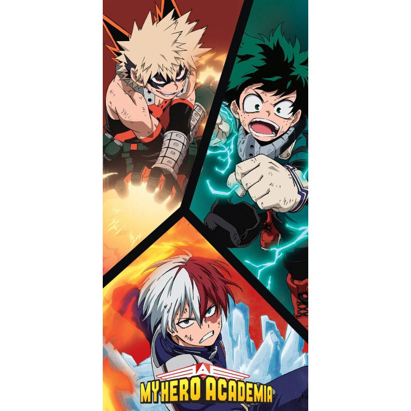 My Hero Academia Towel Ver. 1 140 x 70 cm - MangaShop.ro