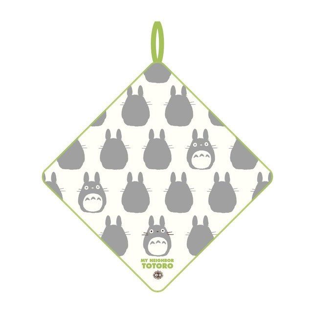 My Neighbor Totoro Mini Towel Big Totoro Silhouette 33 x 33 cm - MangaShop.ro