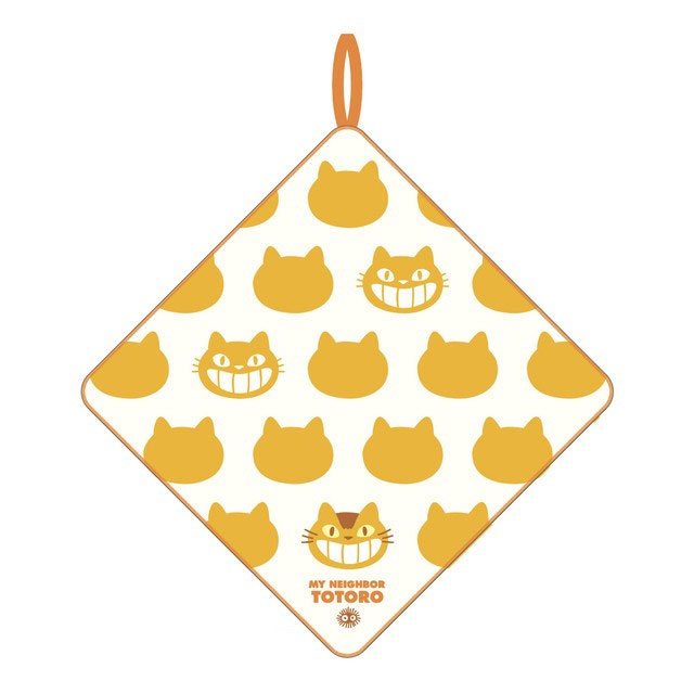 My Neighbor Totoro Mini Towel Catbus Silhouette 33 x 33 cm - MangaShop.ro