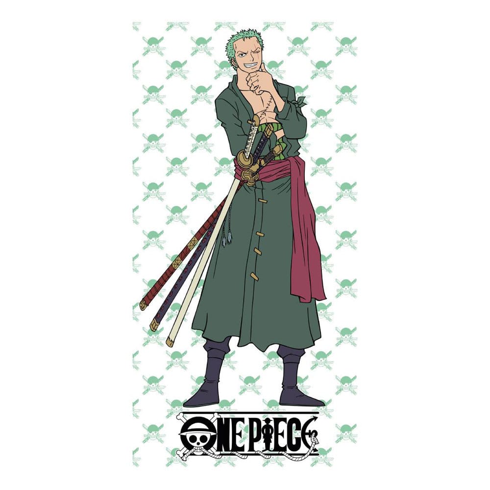 One Piece Towel Roronoa Zorro 70 x 140 cm - MangaShop.ro