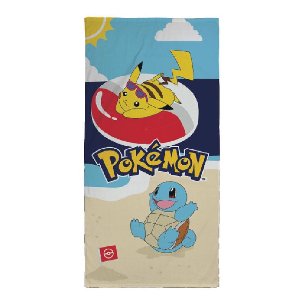 Pokemon Towel Pikachu, Schiggy 70 x 140 cm - MangaShop.ro