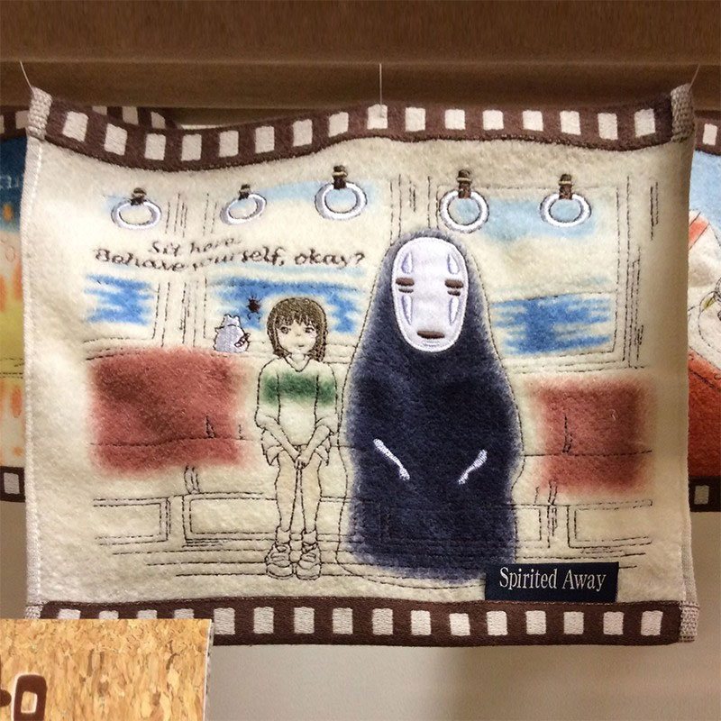 Spirited Away Mini Towel Chihiro In The Train - MangaShop.ro