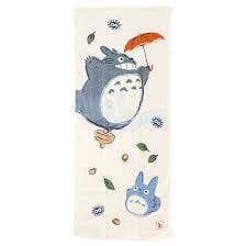 My Neighbor Totoro Imabari Towel Big Totoro Umbrella 34 x 80 cm - MangaShop.ro