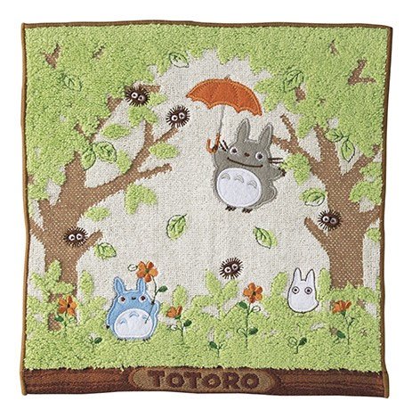 My Neighbor Totoro Mini Towel Shade of the Tree 25 x 25 cm - MangaShop.ro
