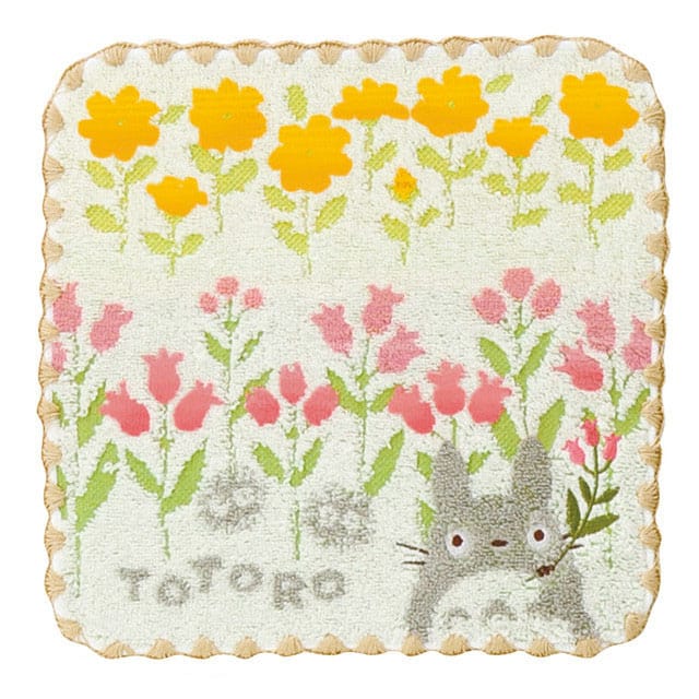 My Neighbor Totoro Mini Towel Wild flowers 25 x 25 cm - MangaShop.ro