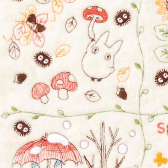 My Neighbor Totoro Mini Towel Wreath of Nuts 25 x 25 cm - MangaShop.ro
