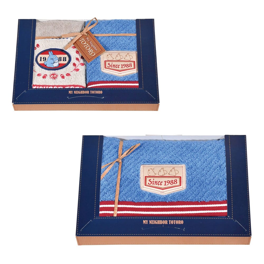 My Neighbor Totoro Towel 3-Set Denim stitching - MangaShop.ro