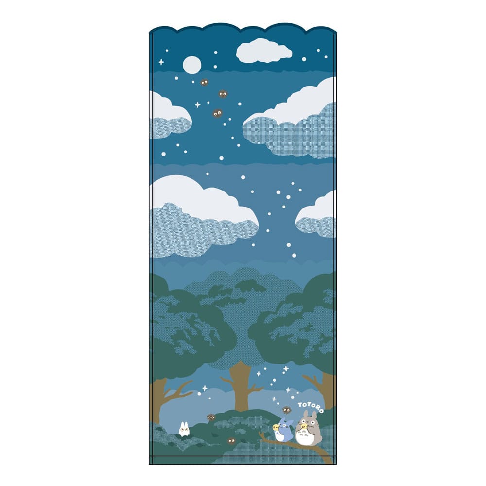 My Neighbor Totoro Towel Under the moon 34 x 80 cm - MangaShop.ro