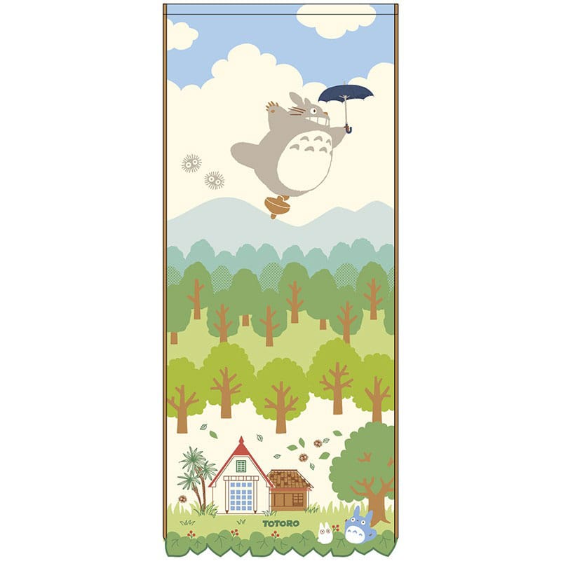 Studio Ghibli Towel My Neighbor Totoro Totoro in the Sky 34 x 80 cm - MangaShop.ro