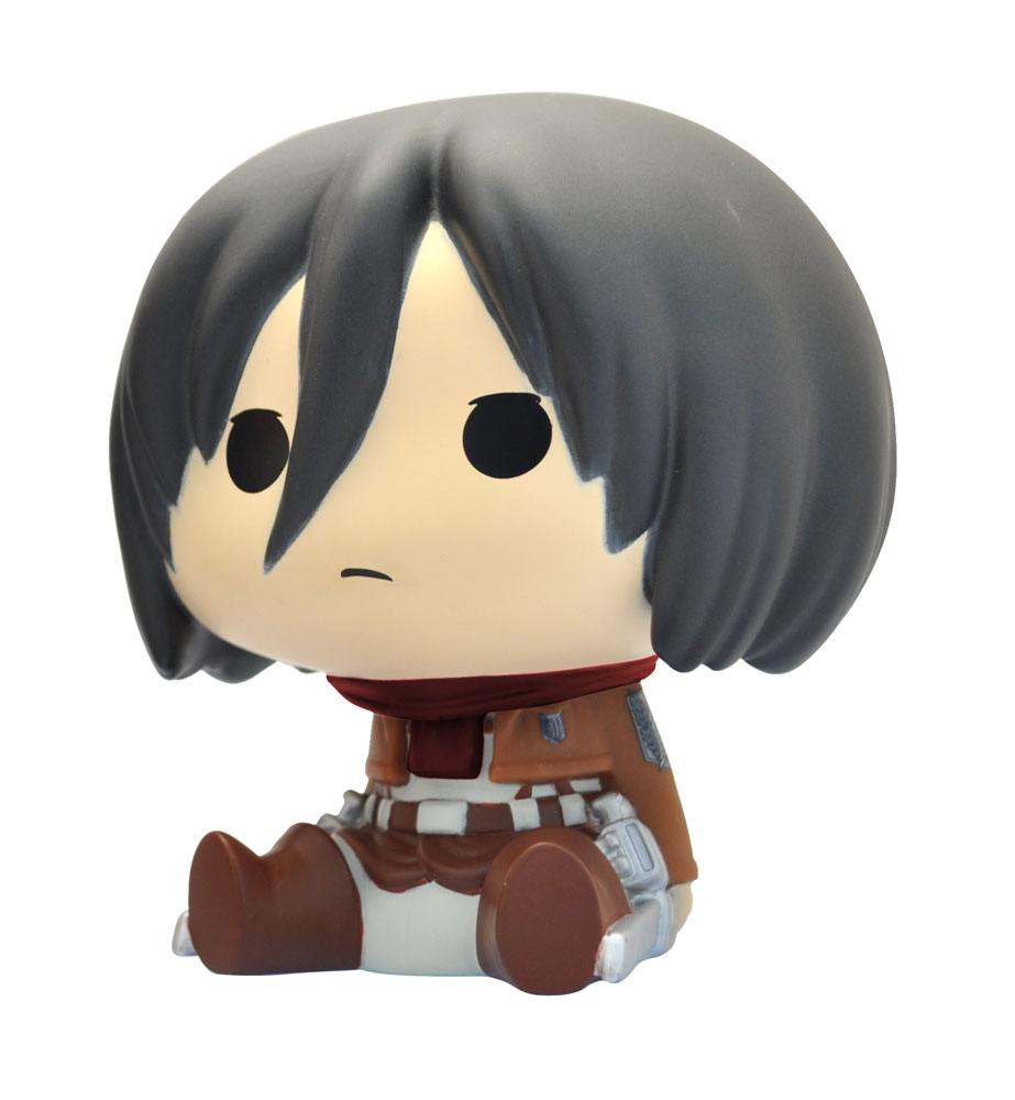 Attack on Titan Chibi Bust Bank Mikasa 16 cm - MangaShop.ro