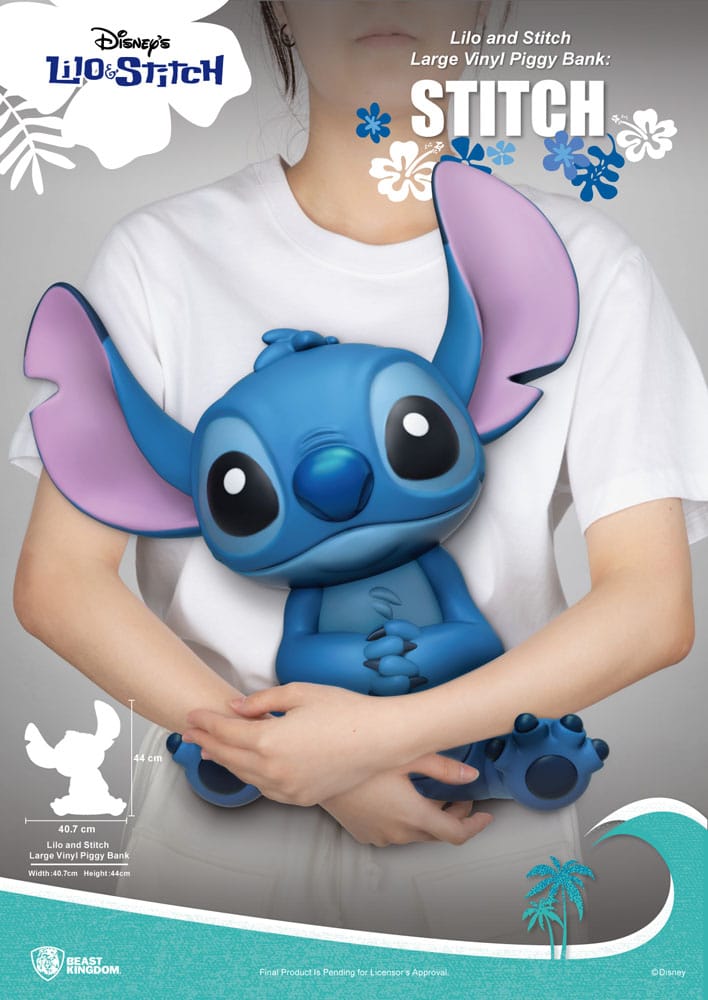 Lilo & Stitch Piggy Vinyl Bank Stitch 44 cm - MangaShop.ro