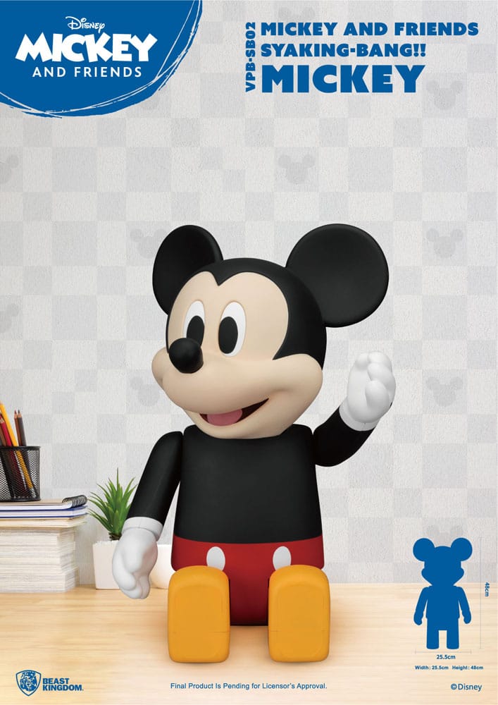 Disney Syaing Bang Vinyl Bank Mickey and Friends Mickey 48 cm - MangaShop.ro