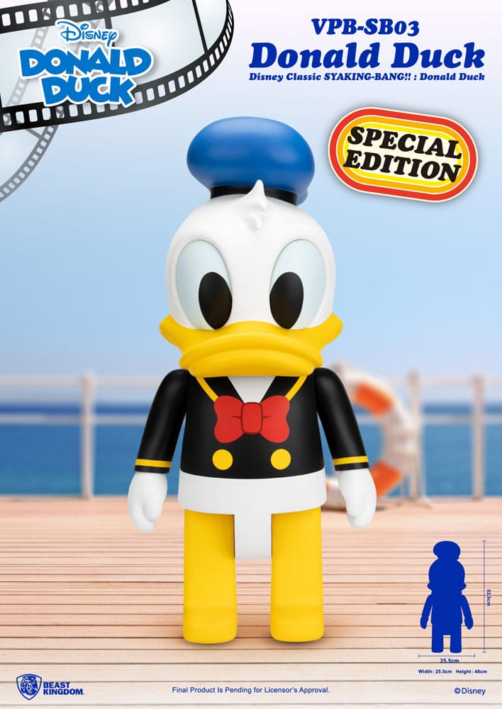 Disney Syaing Bang Vinyl Bank Mickey and Friends Donald Duck 53 cm - MangaShop.ro