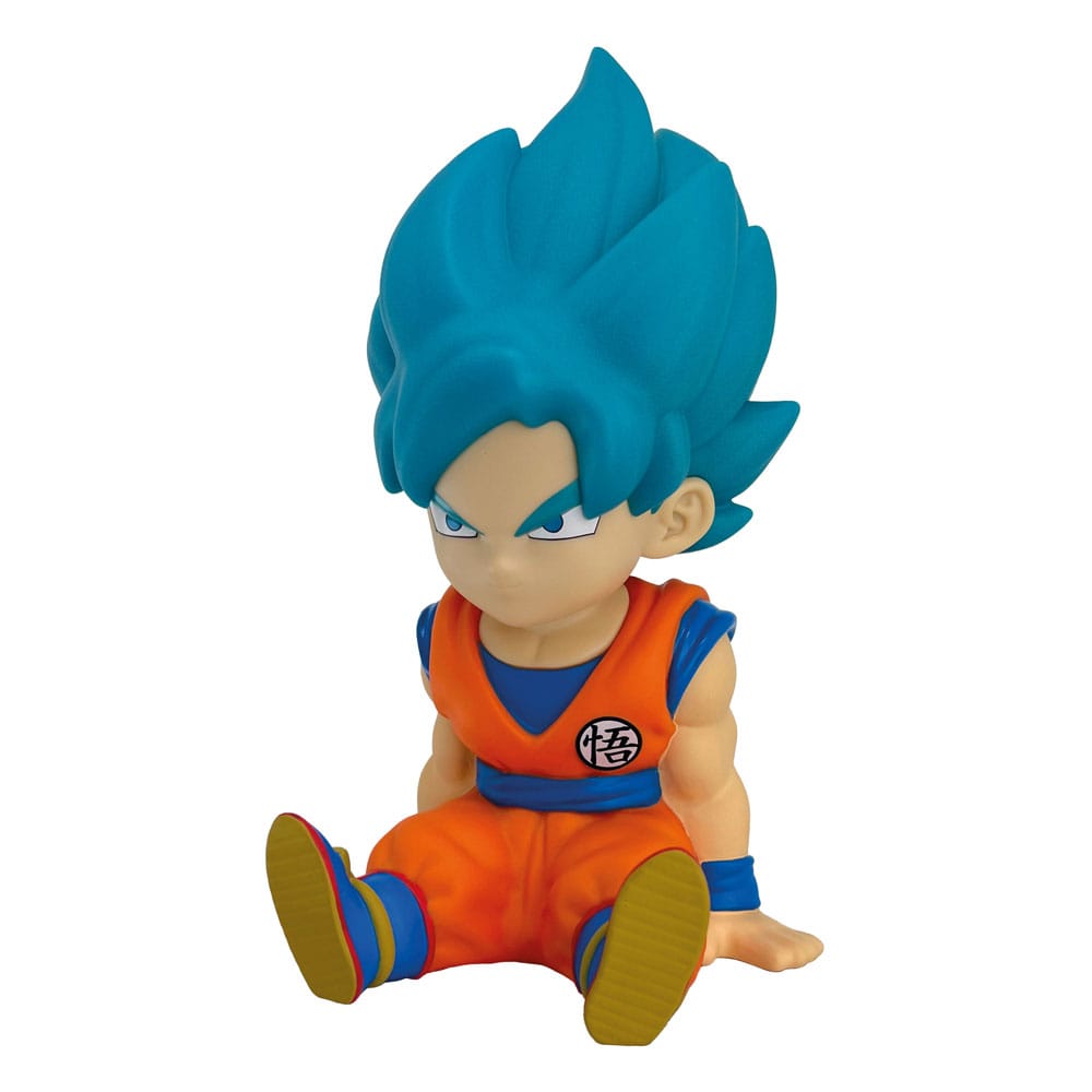 Dragon Ball Coin Bank Son Goku Super Saiyan Blue 19 cm - MangaShop.ro