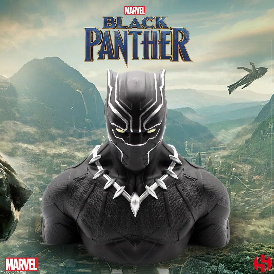 Marvel Comics Coin Bank Black Panther Wakanda Deluxe 20 cm - MangaShop.ro