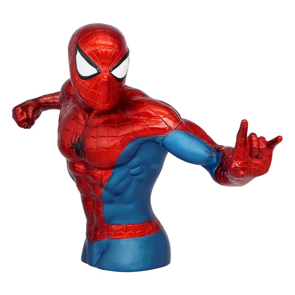 Marvel Figural Bank Spider-Man (Metallic Version) 20 cm - MangaShop.ro