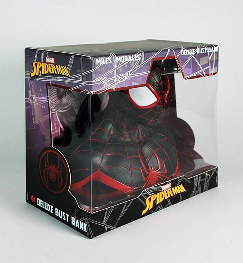 Marvel Coin Bank Spider-Man (Miles Morales) 25 cm - MangaShop.ro