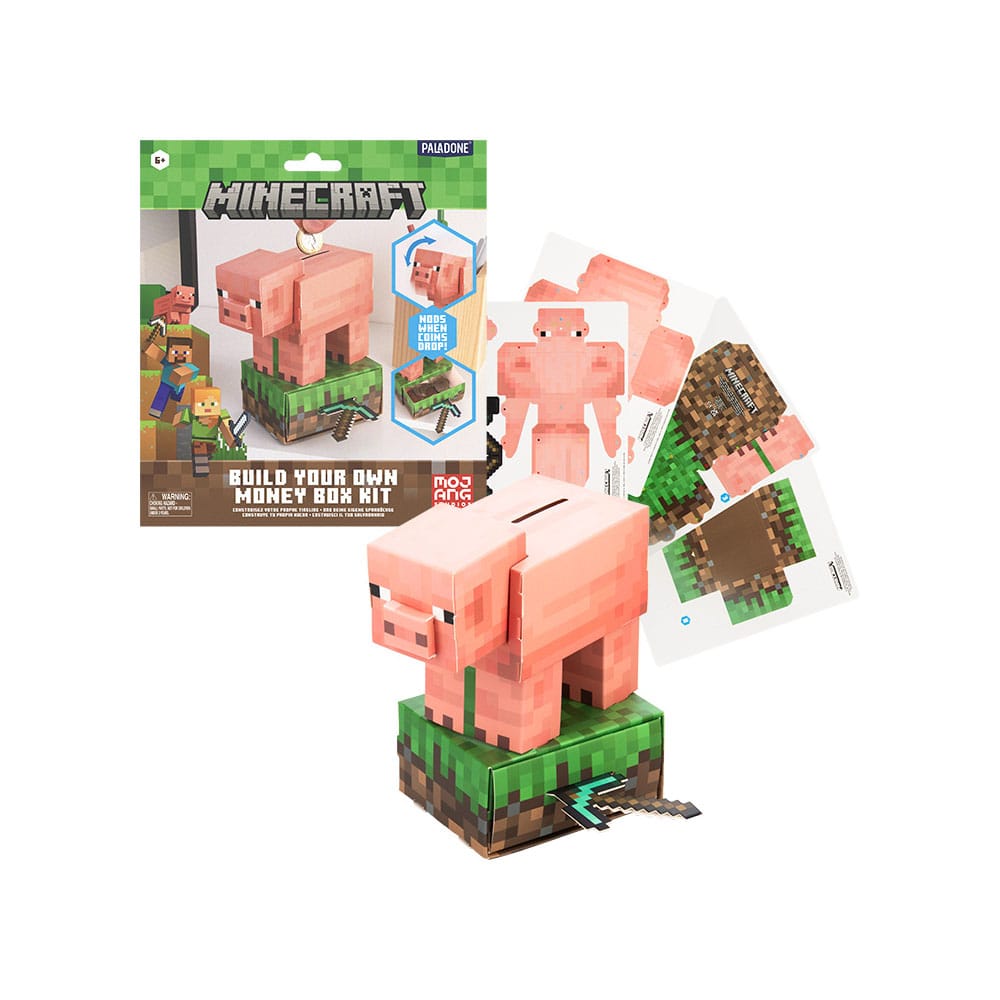 Minecraft Build Your Own Money Bank Treasure Schwein - MangaShop.ro