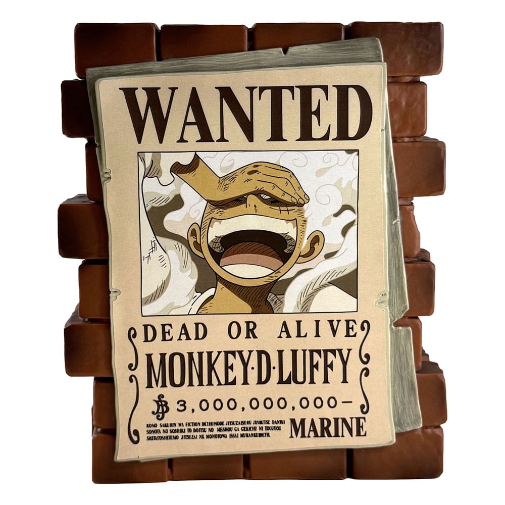 One Piece Coin Bank Luffy Wanted - MangaShop.ro