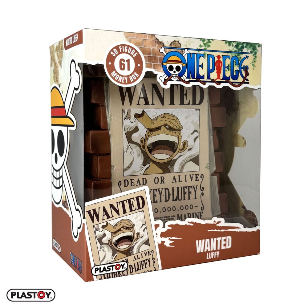 One Piece Coin Bank Luffy Wanted - MangaShop.ro