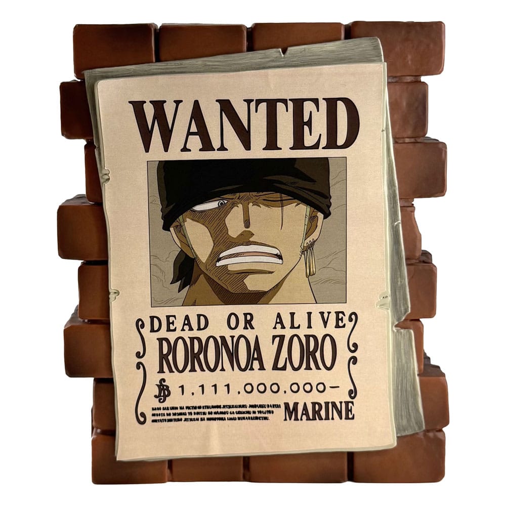 One Piece Coin Bank Zoro Wanted - MangaShop.ro