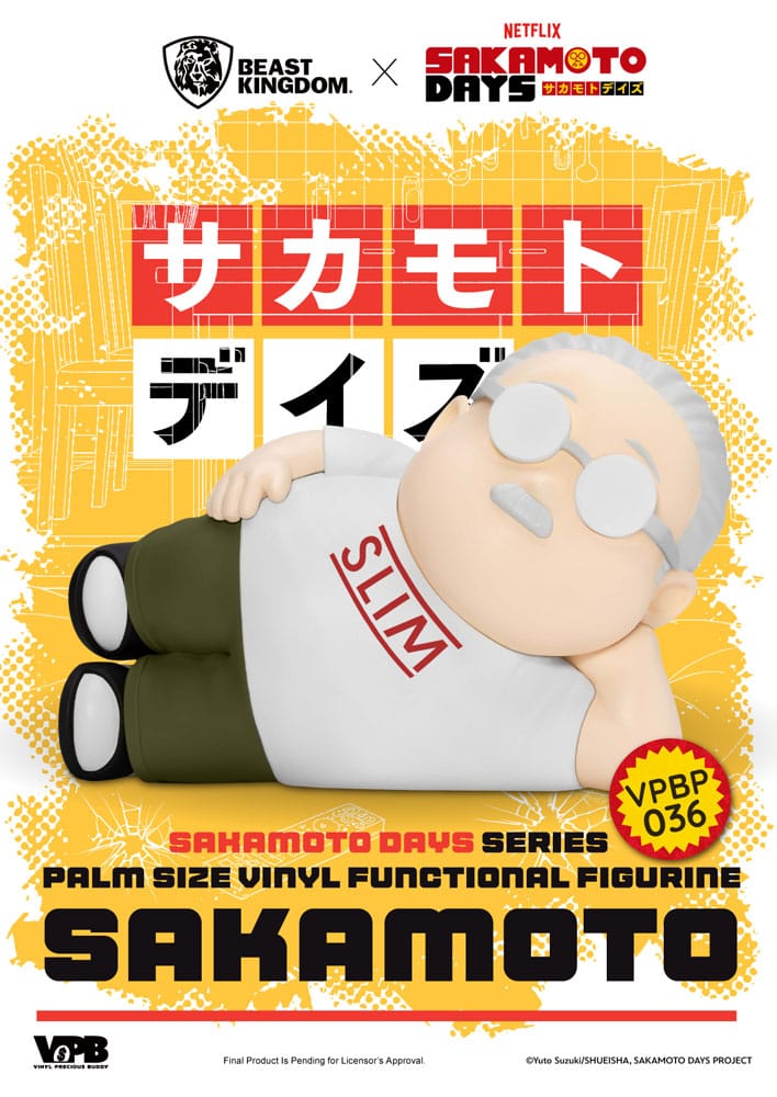 Sakamoto Days Piggy Vinyl Bank Taro Sakamoto 14 cm - MangaShop.ro
