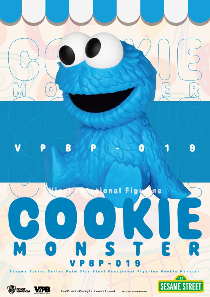 Sesame Street Piggy Vinyl Bank Cookie Monster 12 cm - MangaShop.ro