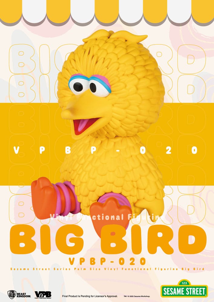 Sesame Street Piggy Vinyl Bank Big Bird 12 cm - MangaShop.ro