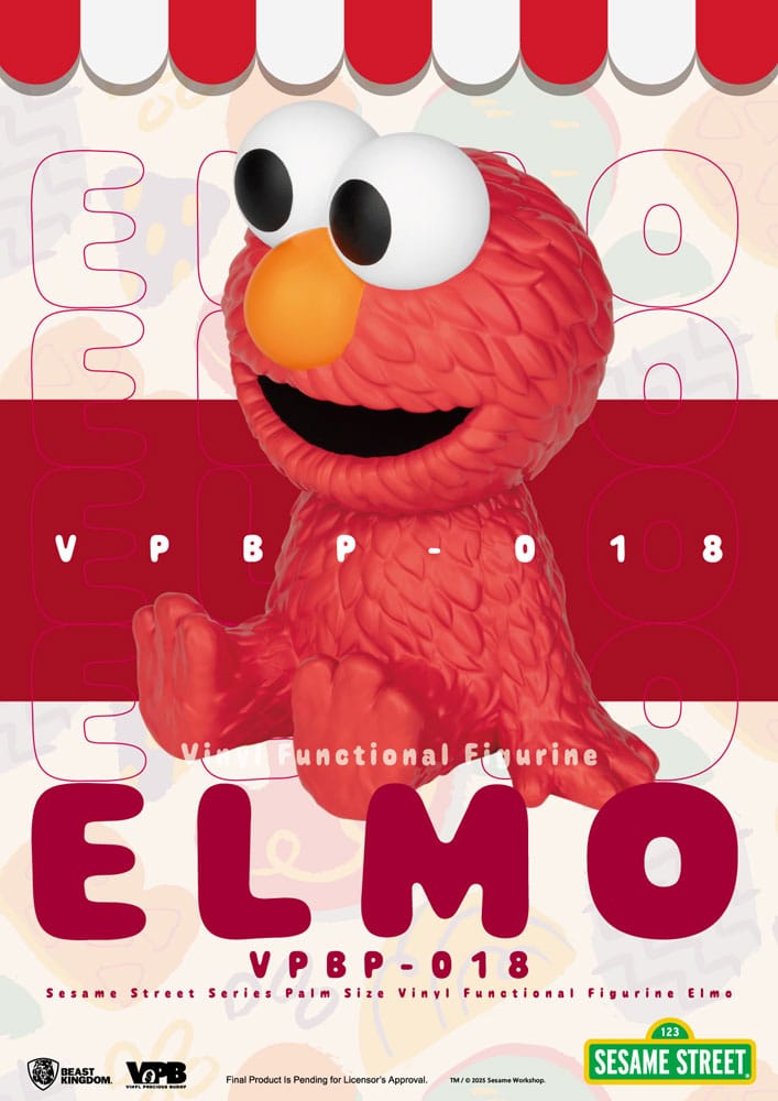 Sesame Street Piggy Vinyl Bank Elmo 12 cm - MangaShop.ro