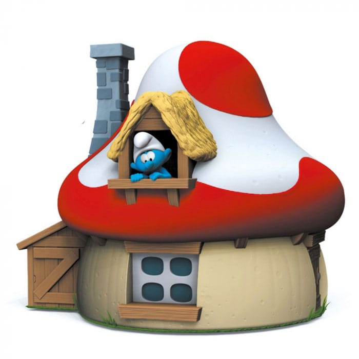 The Smurfs Coin Bank Mushroom House - MangaShop.ro