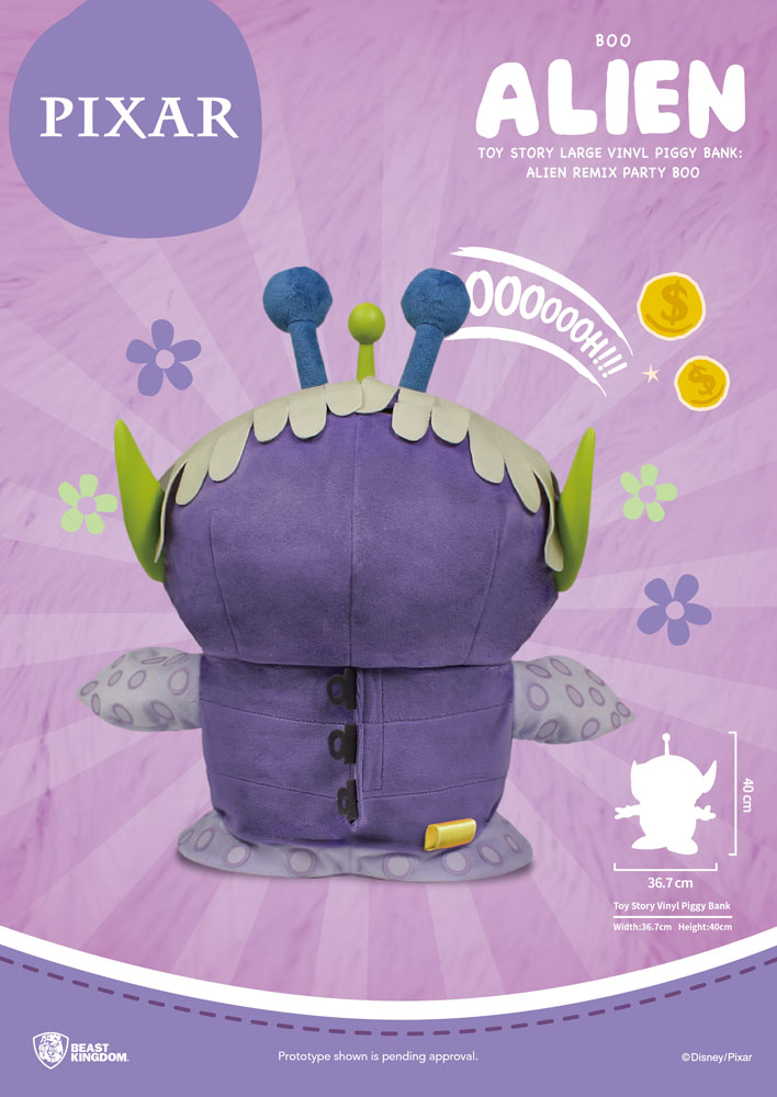 Toy Story Piggy Vinyl Bank Alien Remix Party Boo 40 cm - MangaShop.ro