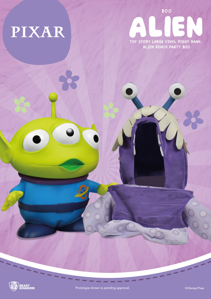 Toy Story Piggy Vinyl Bank Alien Remix Party Boo 40 cm - MangaShop.ro