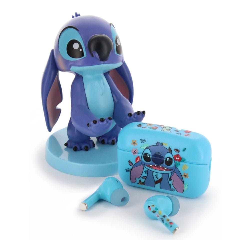 Lilo & Stitch Holdems Mini Holder & Wireless Headphones Stitch Design 2 mit TWS Buds Pro 10 cm - MangaShop.ro